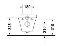 PACK INODORO SUSPENDIDO RIMLESS DURASTYLE DURAVIT